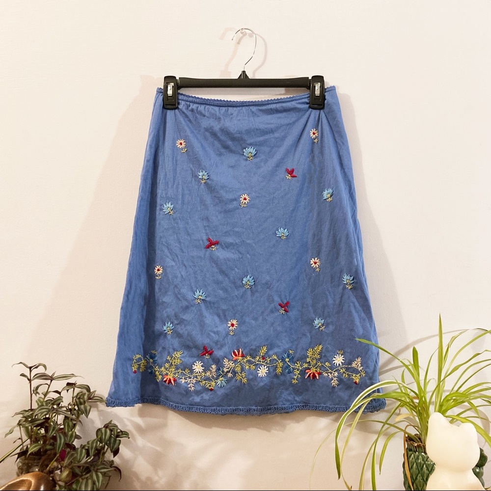 Periwinkle Vintage Express Skirt